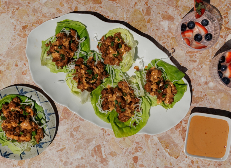 Asian-Inspired Lettuce Wraps